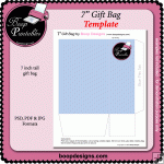 7 in Gift Bag TEMPLATE by Boop Designs