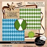 Argyle Paper Creator by Boop Designs