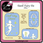 Tooth Fairy Tin � Blue by Boop Designs