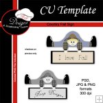 Country Fall Sign - CU Template by Boop Designs