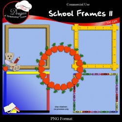 School Frames II by Boop Designs