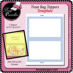 Bag Topper�s - TEMPLATE by Boop Designs