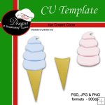 Ice Cream Cone - CU Templateby Boop Designs