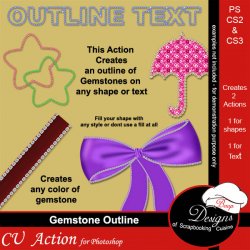 Gemstone Outlines by Boop Designs