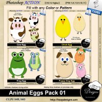 Animal Egg Pack 01 by Boop Designs
