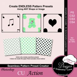 Seamless Pattern Preset Creator by Boop Designs
