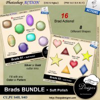 Brads BUNDLE - Soft Polish by Boop Designs Brads BUNDLE - Soft Polish by Boop Designs