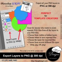 Export Layers to PNG 300 dpi by Boop Designs Export Layers to PNG 300 dpi by Boop Designs