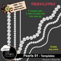 Pearls 01 TEMPLATE by Boop