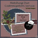 Matching Duo Customization by Boop Designs