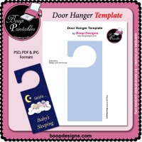 Door Hanger Sign TEMPLATE by Boop Designs Door Hanger Sign TEMPLATE by Boop Designs