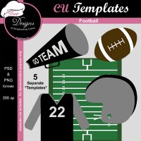 Football - CU Templates by Boop Designs