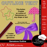 Gemstone Outlines by Boop Designs