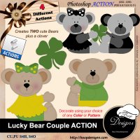 Lucky Bear Couple ACTION by Boop Designs Lucky Bear Couple ACTION by Boop Designs
