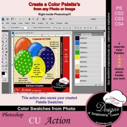 Color Palette Swatches from Photo by Boop Designs