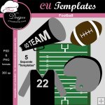 Football - CU Templates by Boop Designs
