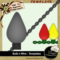Bulb & Wire - Templates by Boop Designs