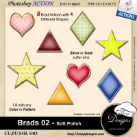 Brads 02 - Soft Polish by Boop Designs Brads 02 - Soft Polish by Boop Designs