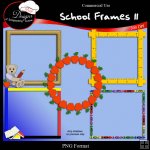 School Frames II by Boop Designs