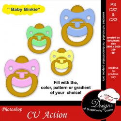 Baby Binkie by Boop Designs