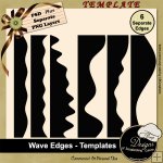 Wave Edges TEMPLATES by Boop Designs