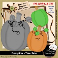 Pumpkin Template by Boop Designs