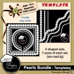 Pearls TEMPLATE Bundle by Boop
