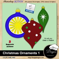 Christmas Ornaments I by Boop Designs