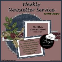 Weekly Newsletter Service by Boop Designs