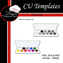 Paint Case - CU Template by Boop Designs