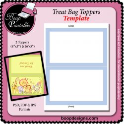 Bag Topper�s - TEMPLATE by Boop Designs