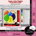 Color Palette Swatches from Photo by Boop Designs