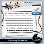 Stitching Brushes 01 by Boop Designs