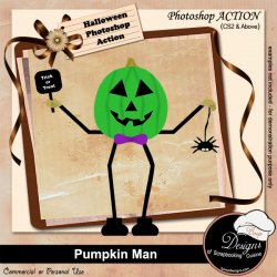 Pumpkin Man by Boop Designs