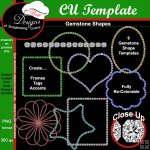 Gemstone Shapes by Boop Designs