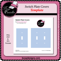 Switch Plate Covers TEMPLATE by Boop Designs Switch Plate Covers TEMPLATE by Boop Designs