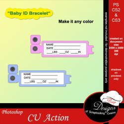 Baby ID Bracelet by Boop Designs