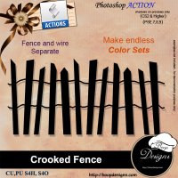 Crooked Fence ACTION by Boop Designs