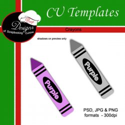 Crayon - CU Template by Boop Designs