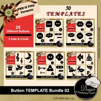 Button Templates Bundle 02 by Boop Designs