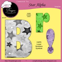 Star Alpha - CU Template by Boop Designs Star Alpha - CU Template by Boop Designs