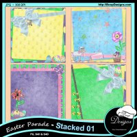 Easter Parade Stacked Papers by Boop Designs Easter Parade Stacked Papers by Boop Designs