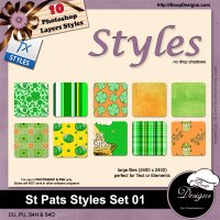 St Pats STYLES 01 by Boop Designs St Pats STYLES 01 by Boop Designs