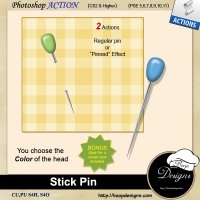 Stick Pin by Boop Designs Stick Pin by Boop Designs