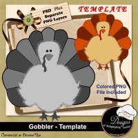 Gobbler TEMPLATE by Boop Designs