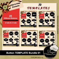 Button Templates Bundle 01 by Boop Designs