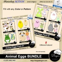 Animal Egg BUNDLE by Boop Designs