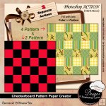 Checkerboard Paper Creator by Boop Designs