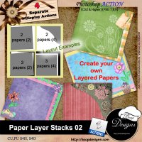 Paper Layer Stacks 02 by Boop Designs Paper Layer Stacks 02 by Boop Designs