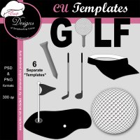 Golf - CU Templates by Boop Designs